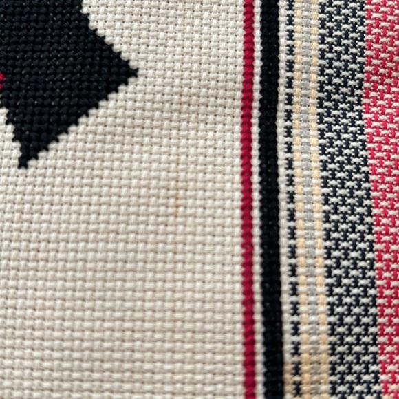 Scottie Dog And Plaid Embroidered Pillow With Velour Backing - Picture 7 of 7